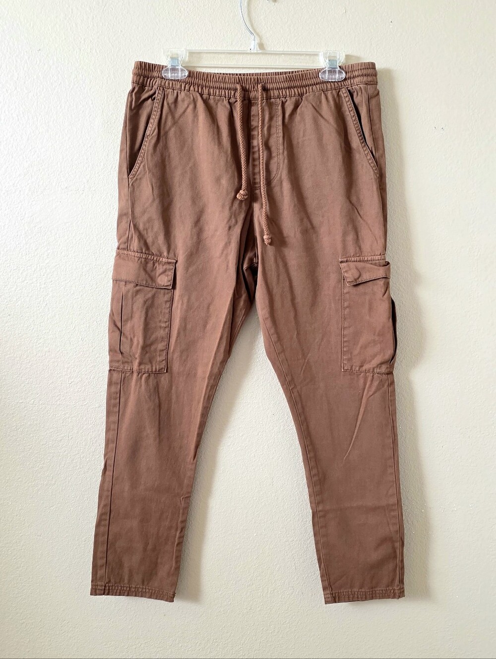 Elwood Mens Brown Cargo Pants Fall Casual Trendy - Size 30